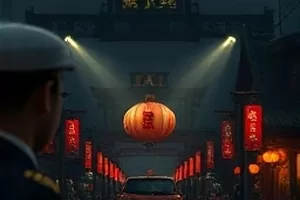 《夏日祭的约定》河畔烟火场景的中文字幕动画封面